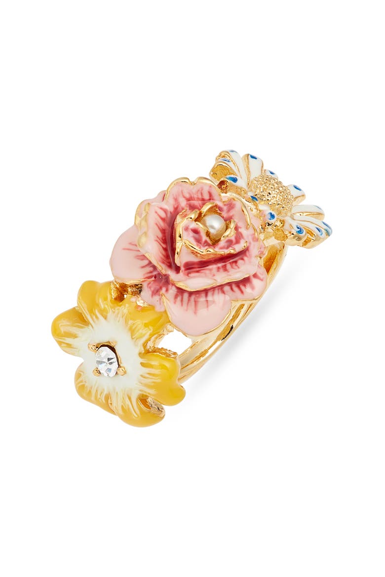 Flower Ring, Main, color, GOLD