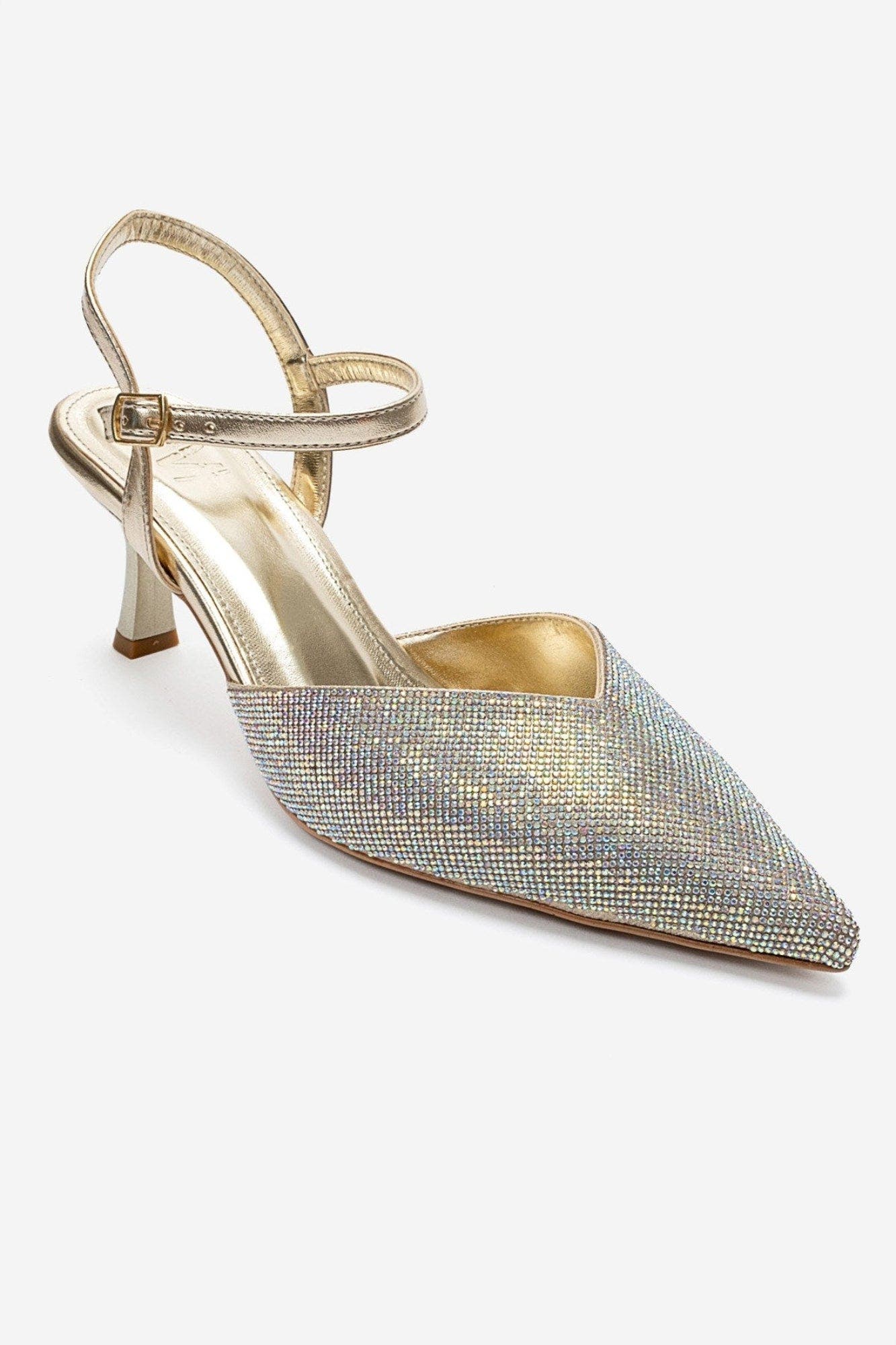 Nivora Stiletto Pump, Alternate, color, Gold Glitter