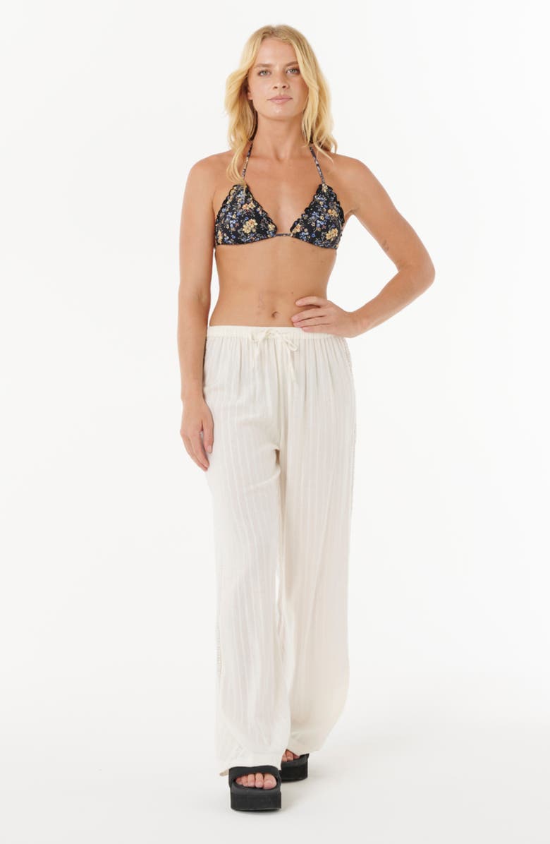 Rip Curl Pacific Rider Cotton Cover-Up Pants, Alternate, color, Bone