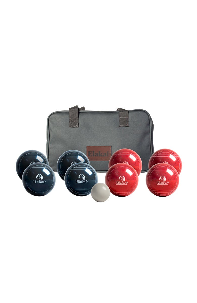 Elakai Premium Resin 107Mm Rambler Bocce Set, Alternate, color, Blue Red