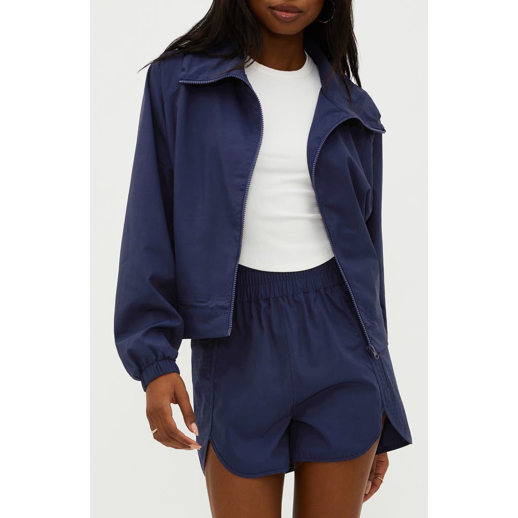 Beach Riot Casen Jacket In Marine Navy In Marine Navy