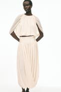 H&M Draped chiffon skirt
