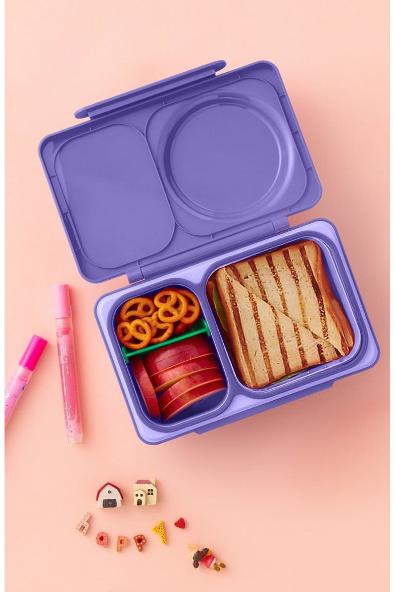 OmieBox UP Bento Box for Older Kids, Alternate, color, Purple