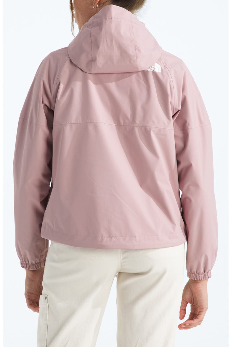 Antora Waterproof Rain Hoodie, Alternate, color, METAL PINK