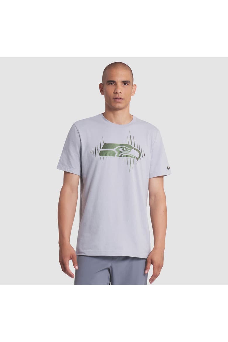 Men's Nike  Wolf Gray Seattle Seahawks 2025 Rivalries Collection Essential T-Shirt, Main, color, Gray