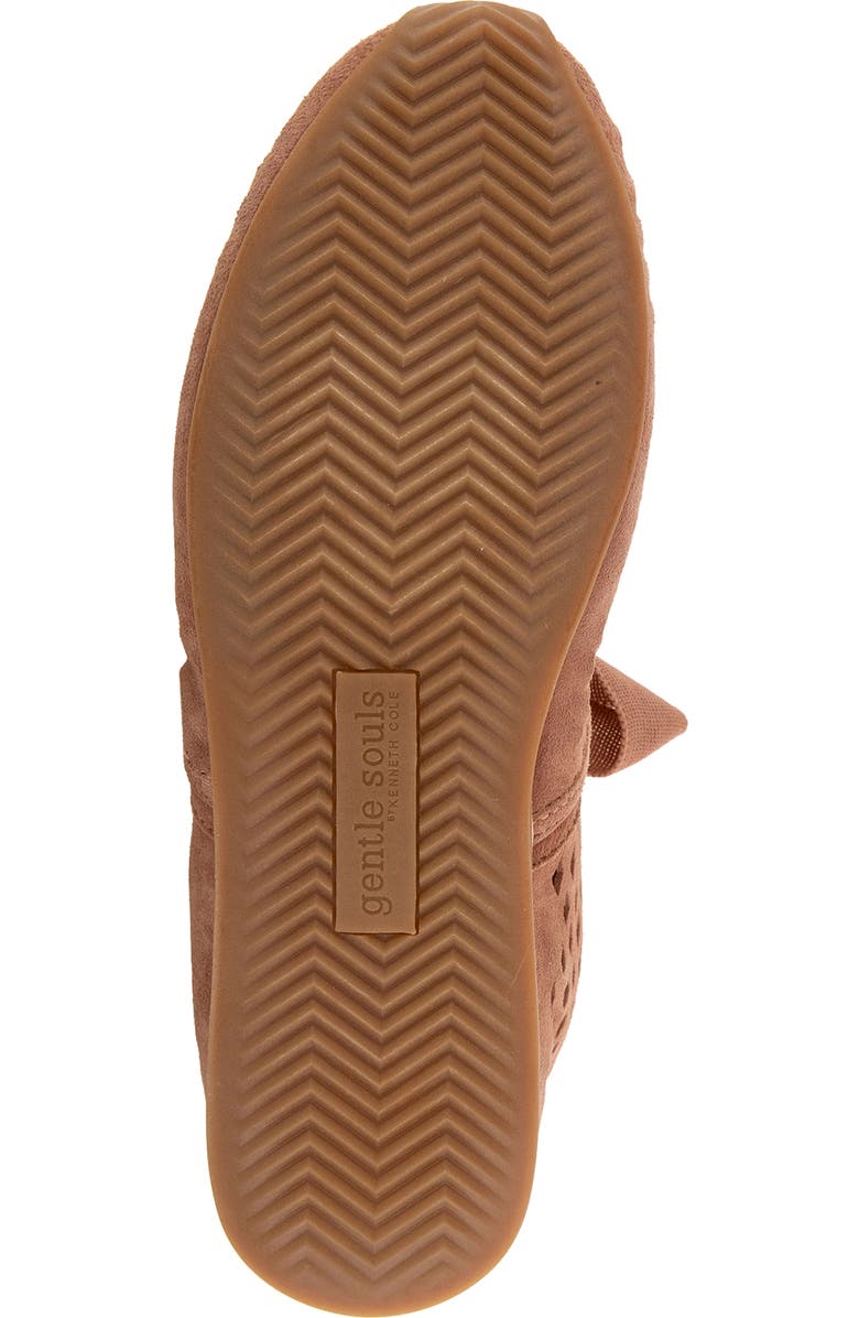 Gentle Souls Annalise Mary Jane Flat, Alternate, color, Mocha Suede