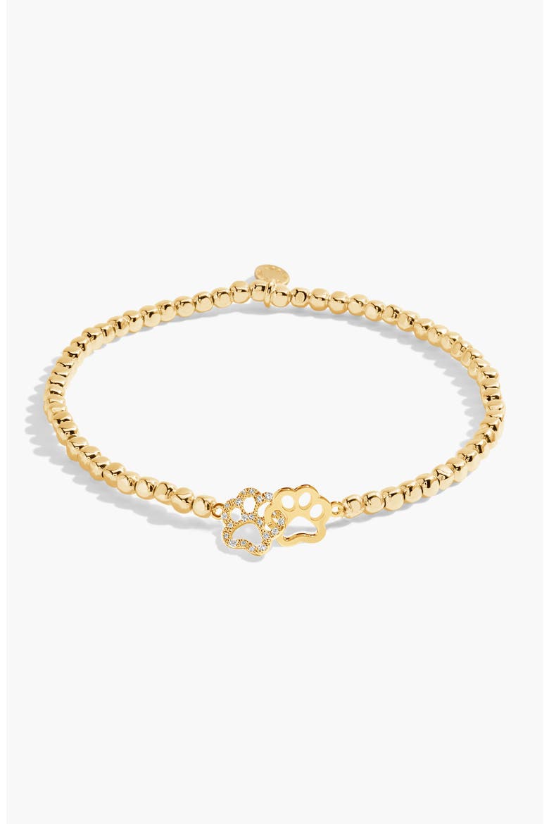 Forever Yours 'Perfect Paw Print' Bracelet In Gold-Tone Plating, Alternate, color, Metallic Gold