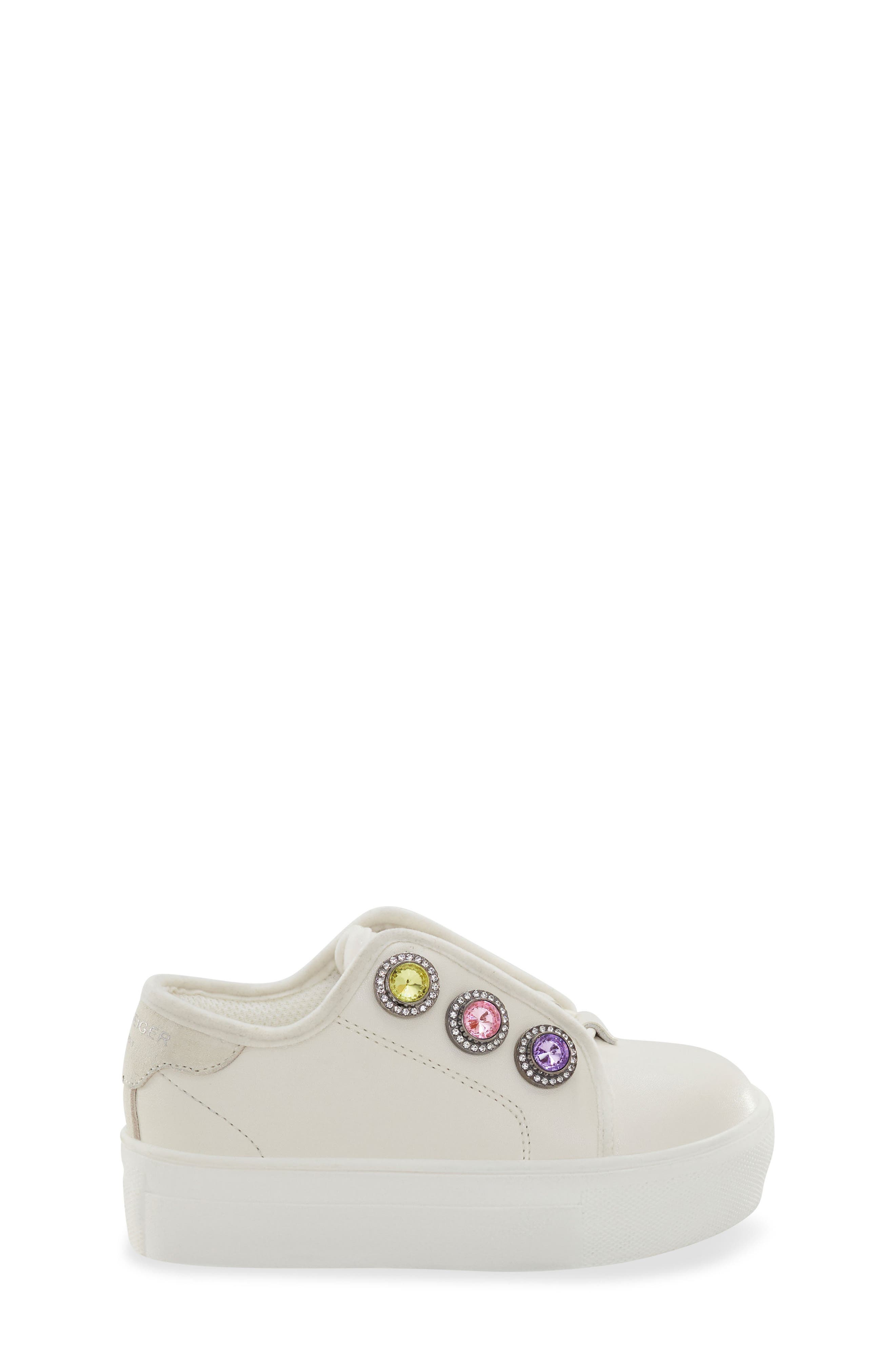 Kurt Geiger London Kids' Mini Laney Octavia Sneaker, Alternate, color, Bone
