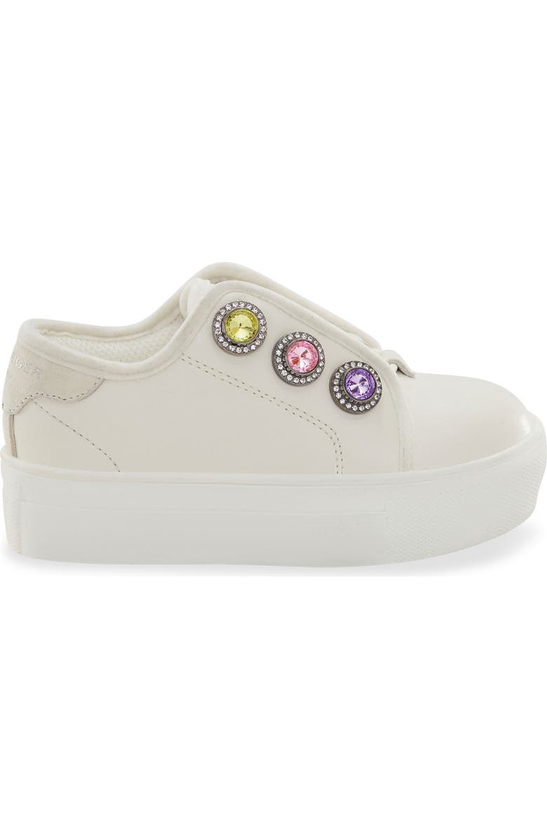 Kurt Geiger London Kids' Mini Laney Octavia Sneaker, Alternate, color, Bone