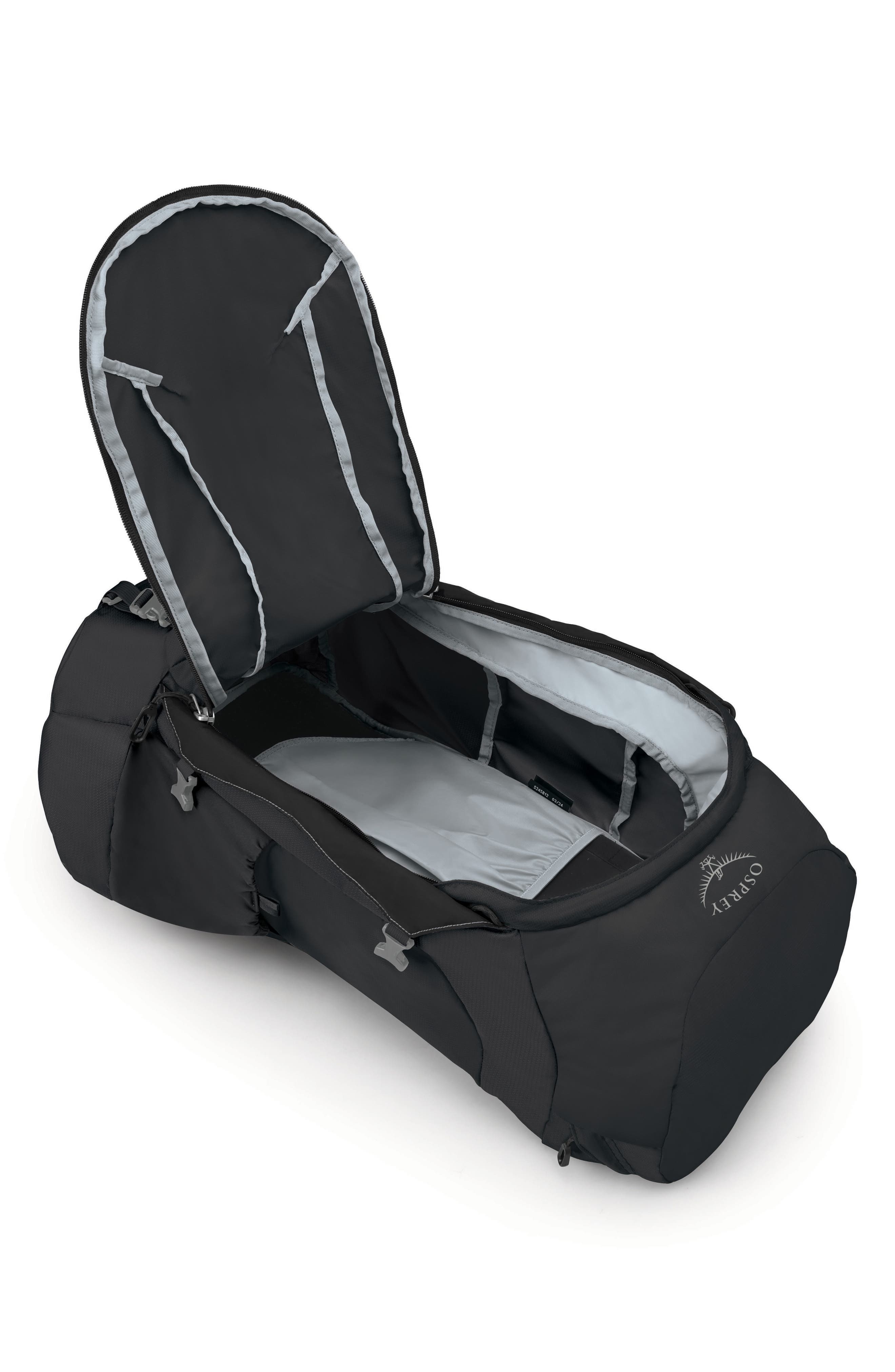 Osprey Fairview<sup>™</sup> Trek 55-Liter Travel Backpack, Alternate, color, Black