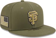New Era Men's New Era  Olive San Francisco Giants 2026 Armed Forces Day 9FIFTY Snapback Hat