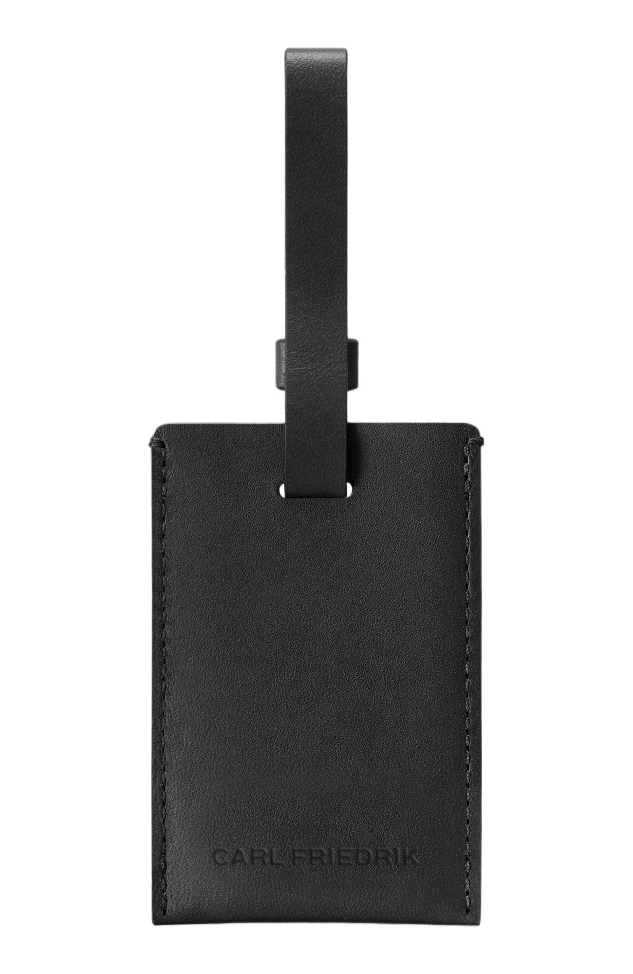 Carl Friedrik The Luggage Tag, Main, color, Black