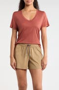 Smartwool Ultralite V-Neck Short Sleeve Merino Wool Blend T-Shirt