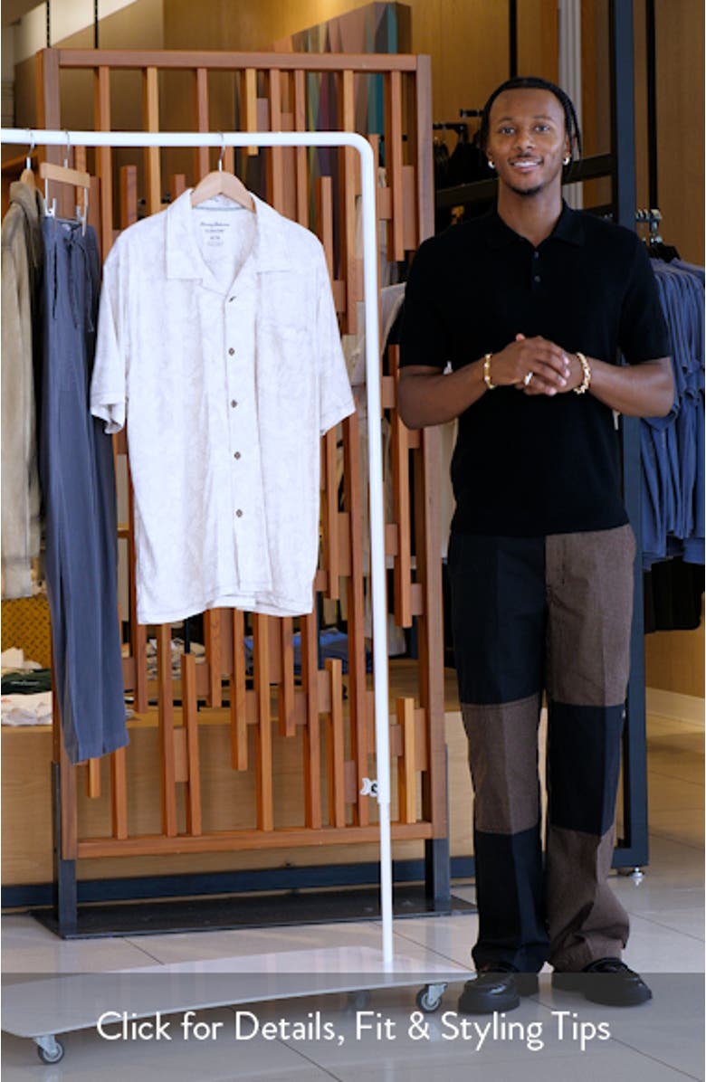 Vista Mar Leaf it to Me Short Sleeve Camp Shirt, sales video thumbnail