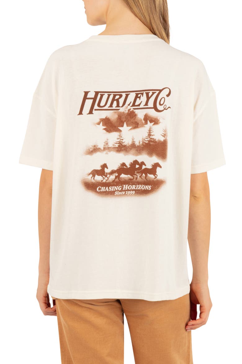 Free Valley Graphic Boyfriend T-Shirt, Alternate, color, CREAM
