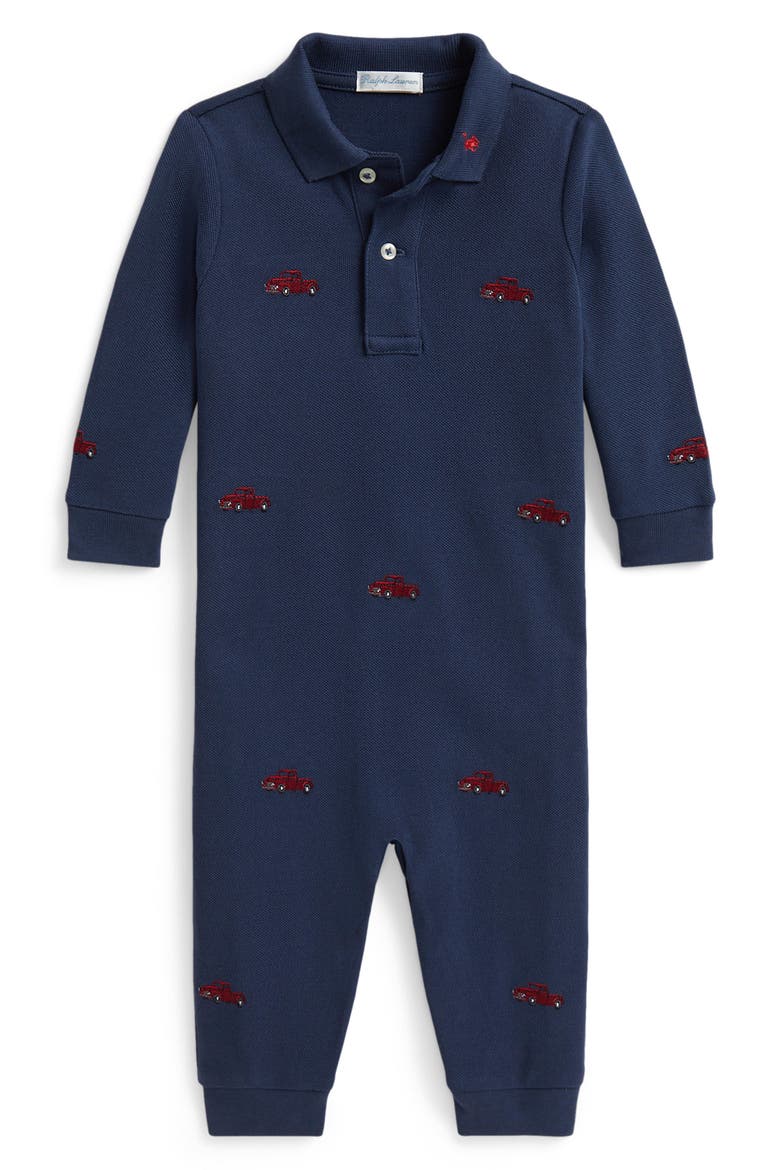 Kids' Truck Mesh Coverall, Main, color, RUSTIC NAVY