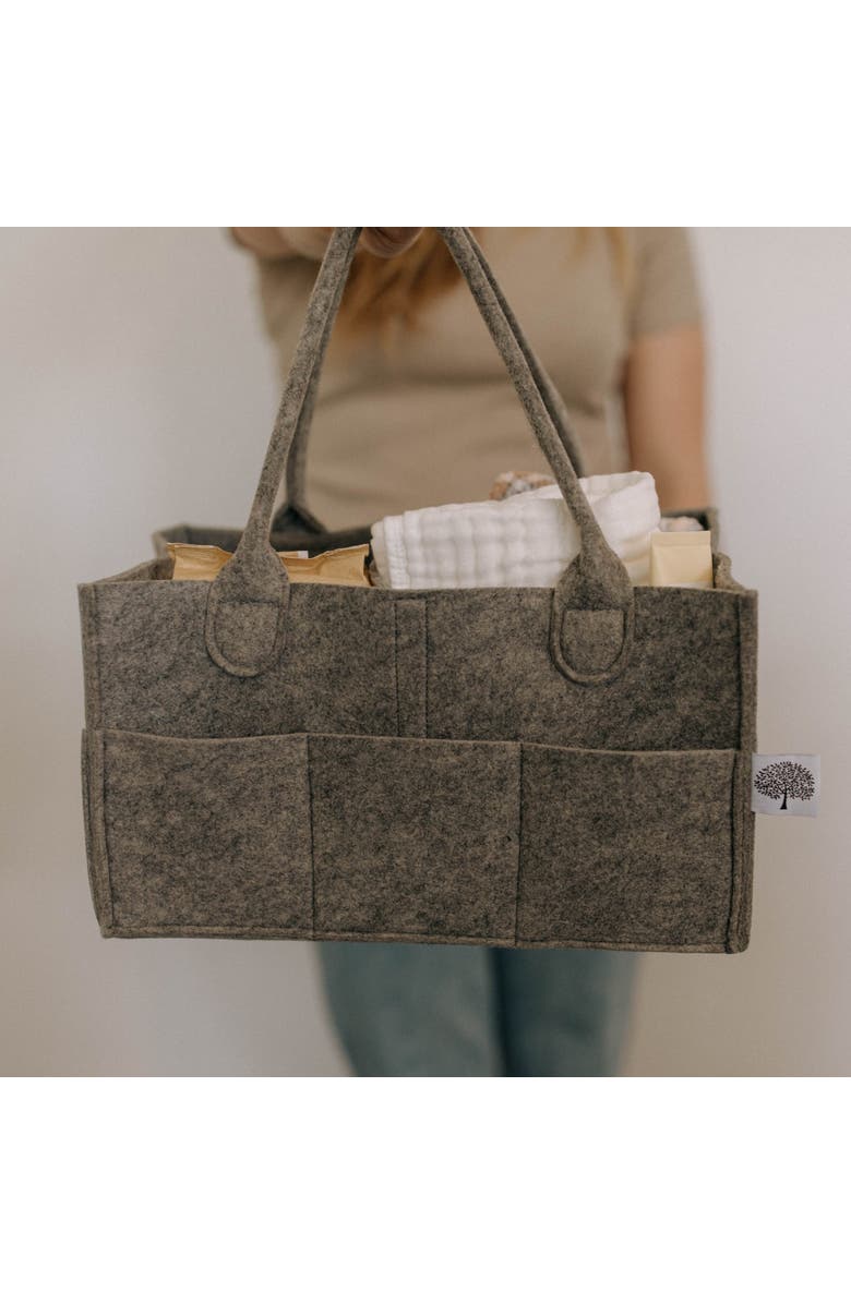 Parker Baby Co. Diaper Caddy, Alternate, color, Gray