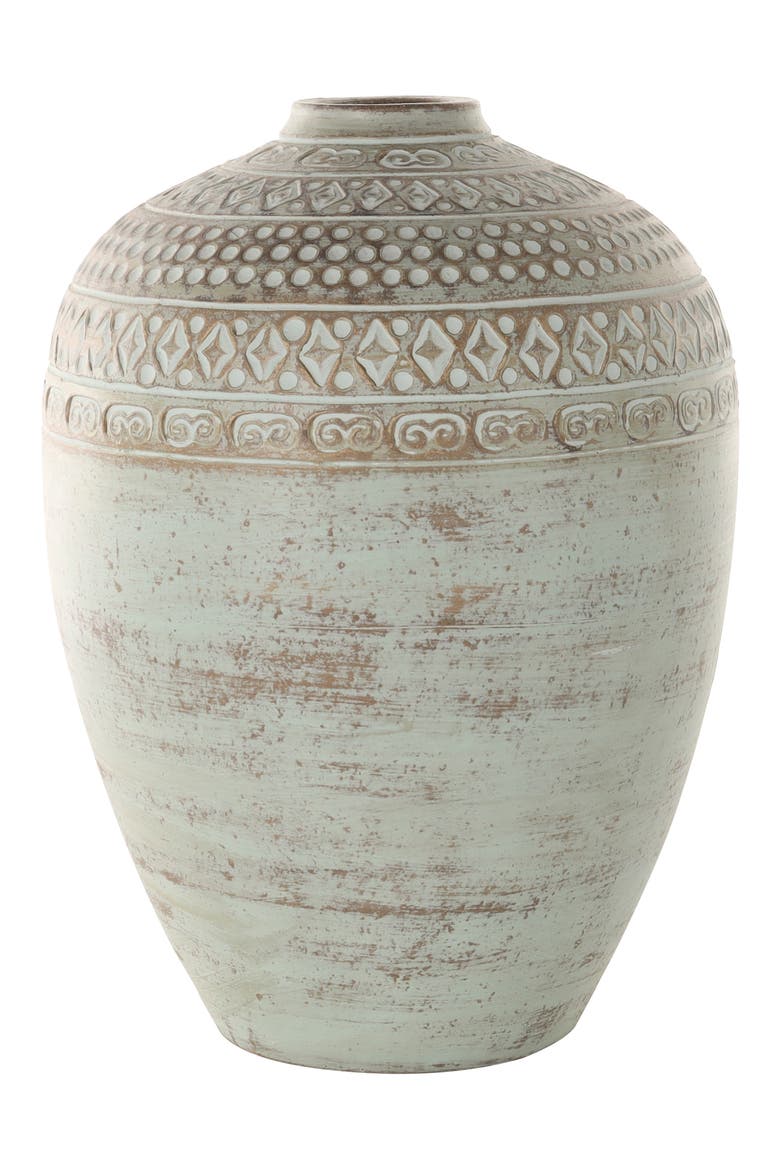 Green Ceramic Vase, Alternate, color, GREEN
