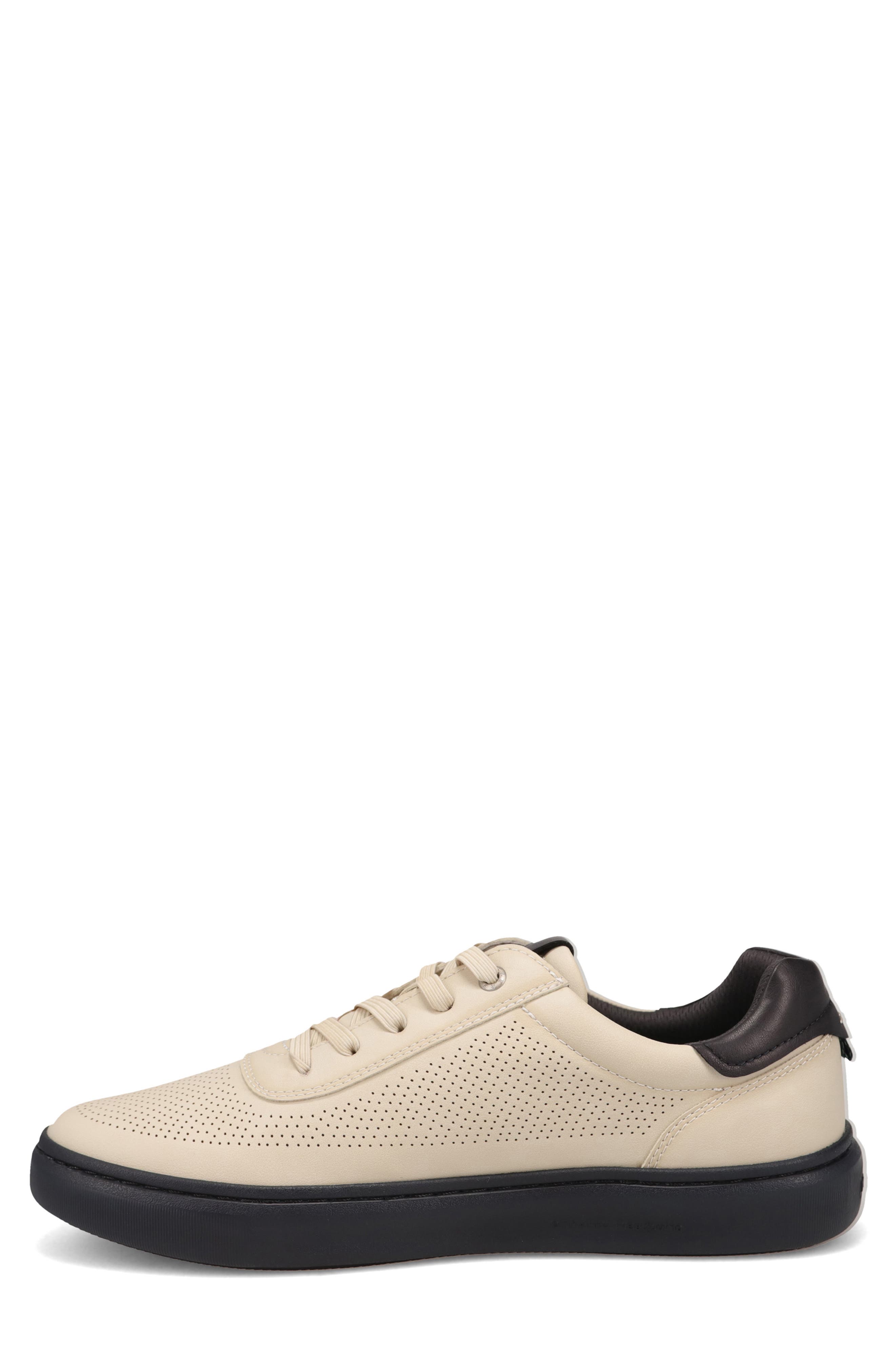 Vortex Faux Leather Sneaker, Alternate, color, OFF WHITE