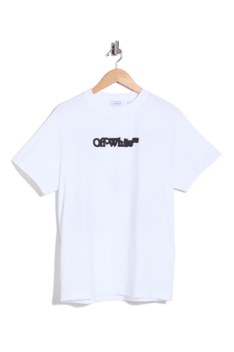 Spray Arrow Slim Fit Graphic Tee, Alternate, color, WHITE
