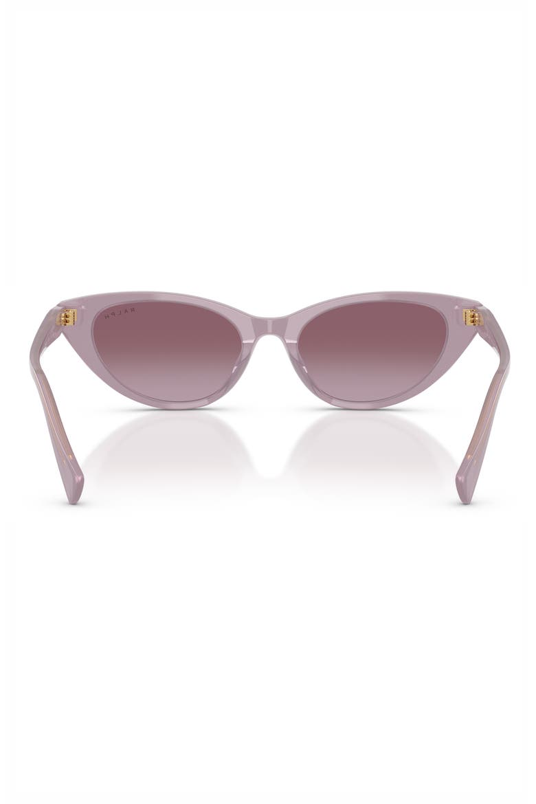 53mm Gradient Cat Eye Sunglasses, Alternate, color, SHINY PURPLE / GRADIENT VIOLET