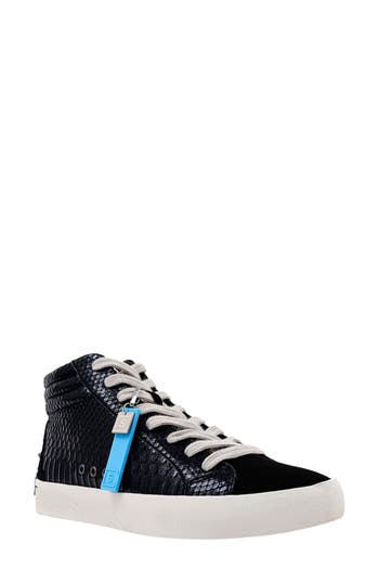 Shushop Reese High Top Sneaker In Black