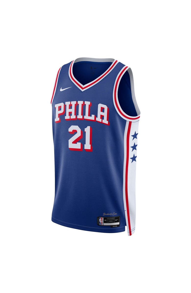 Nike Youth Nike Joel Embiid Royal Philadelphia 76ers Swingman Jersey - Icon Edition, Alternate, color, Royal