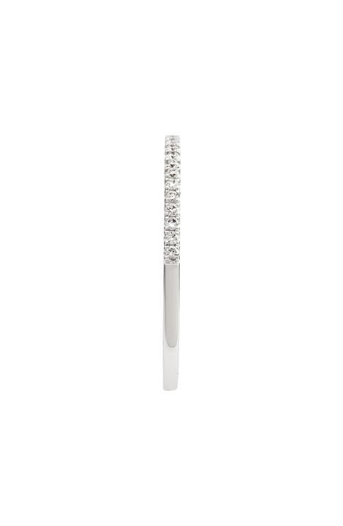 Bony Levy Diamond Stacking Ring In 18k White Gold