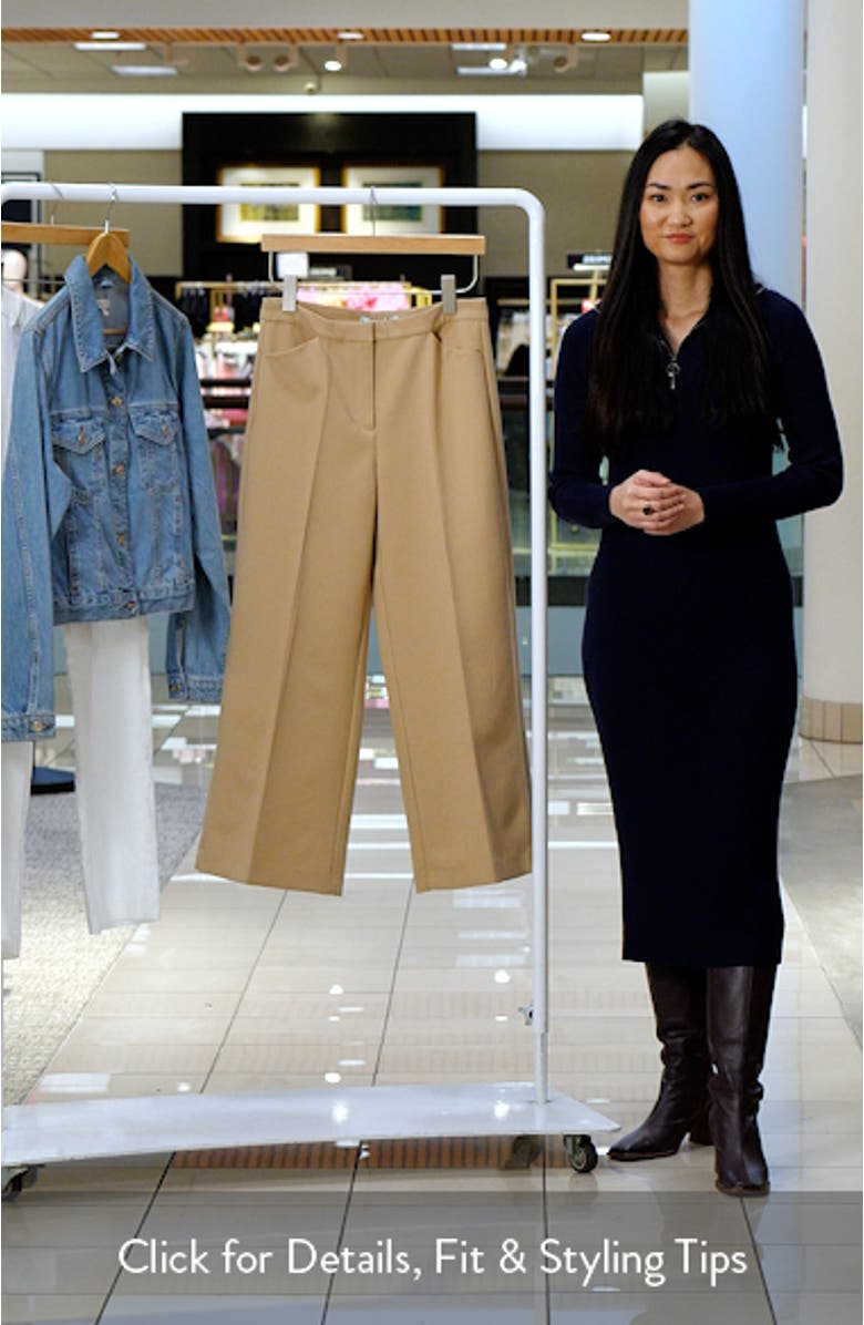 Wide Leg Crop Pants, sales video thumbnail