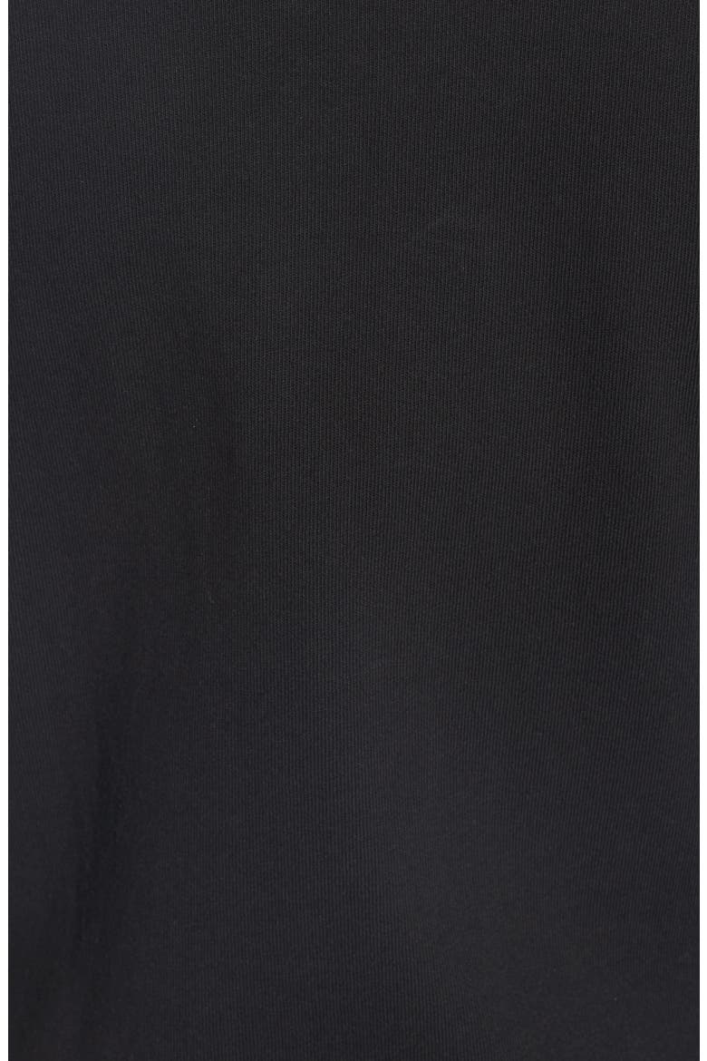 Built-In Cuff Stripe Tee, Alternate, color, BLACK