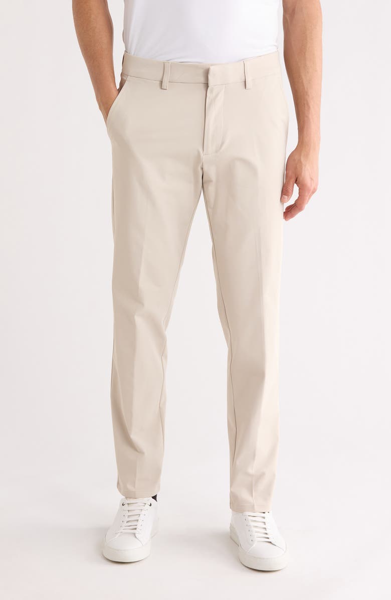 Kenneth Cole Reaction Knit Pants, Main, color, Sand