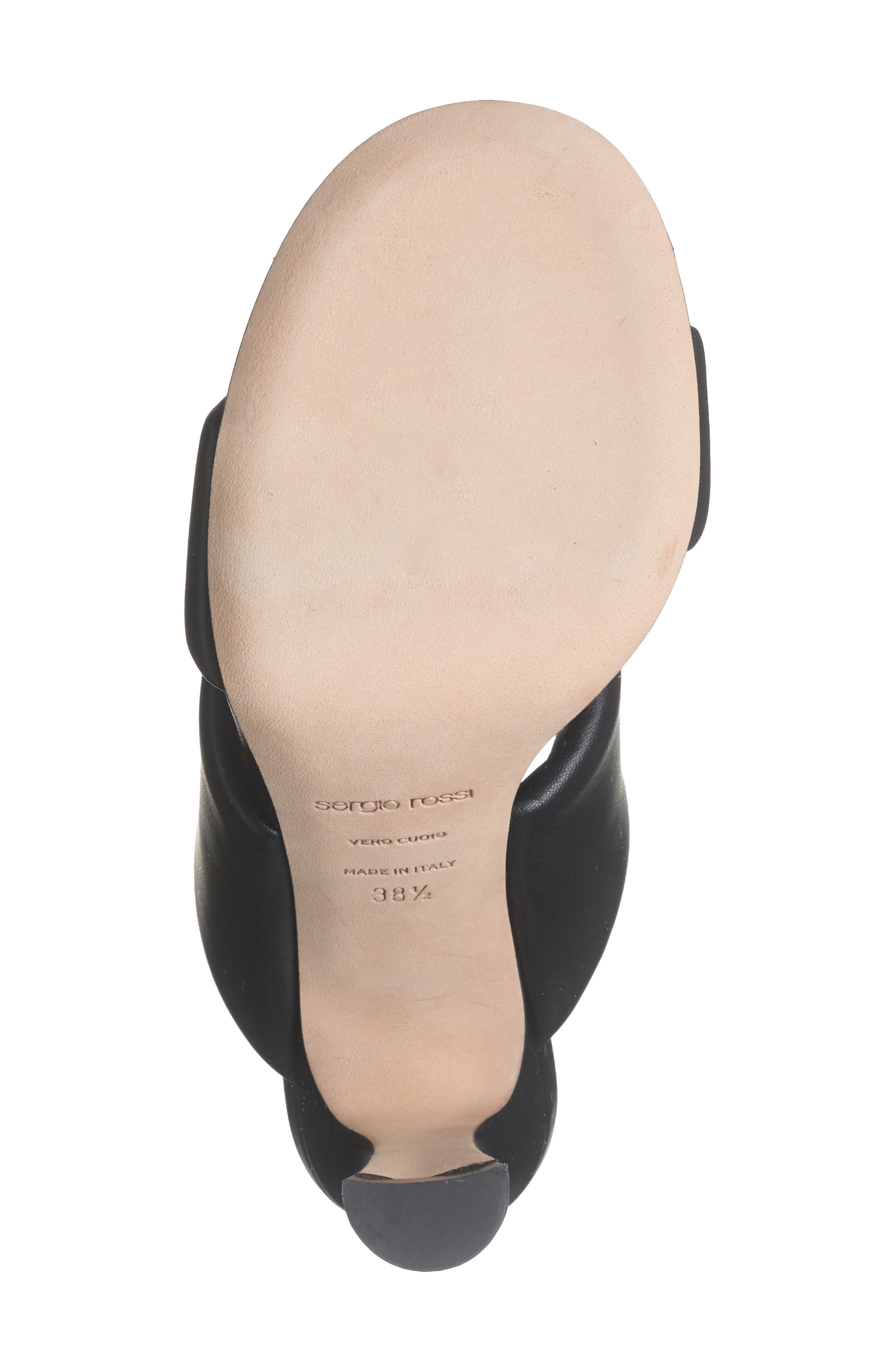 Sergio Rossi Two Strap Slide Sandal, Alternate, color, 