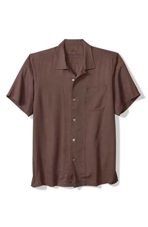 Harbor Luxe Silk Camp Shirt (Big & Tall)