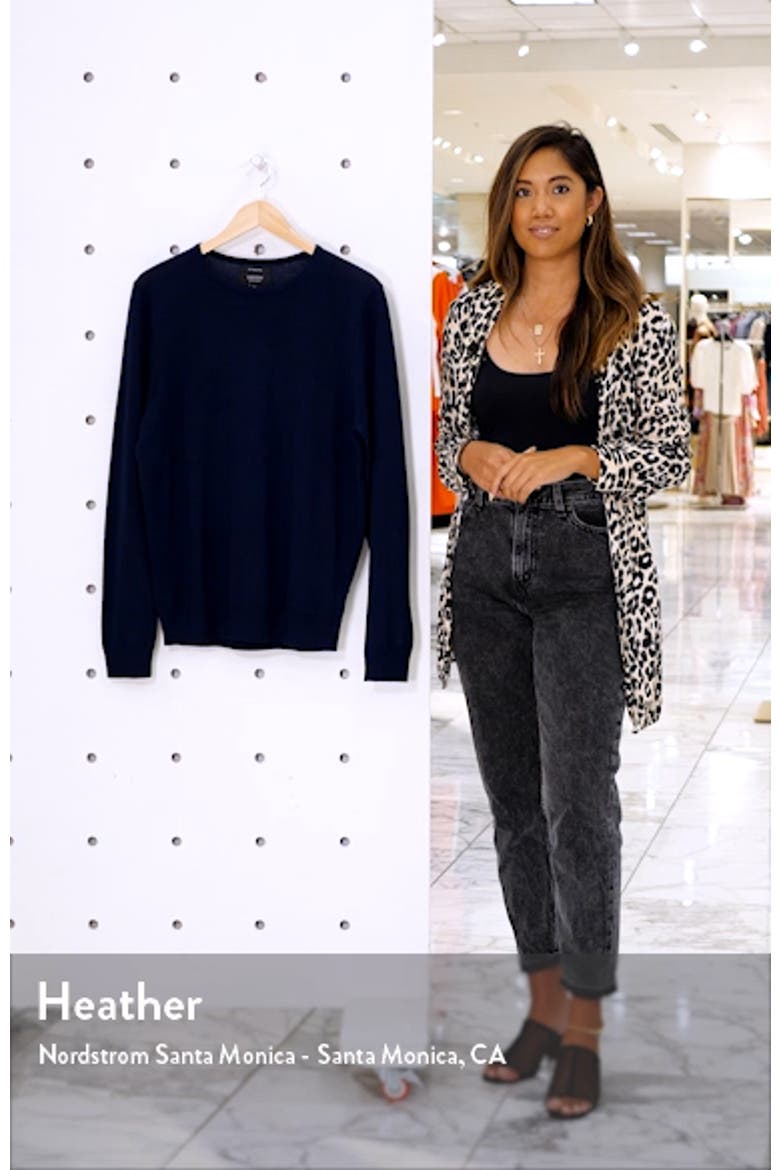 Crewneck Merino Wool Sweater video