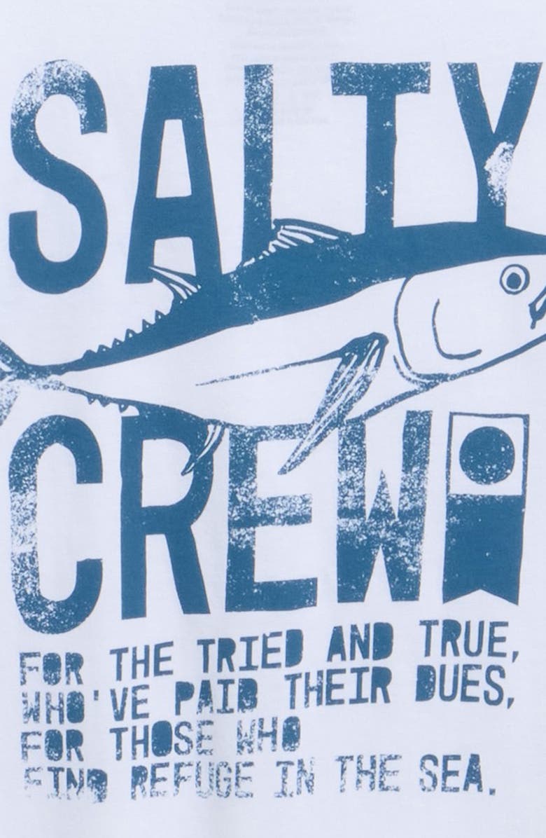 Salty Crew Kids' Tried & True Cotton Graphic T-Shirt, Alternate, color, White