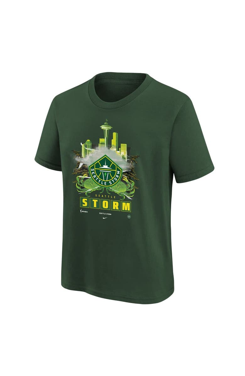 Nike Youth Nike  Green Seattle Storm Original Content T-Shirt, Alternate, color, Green
