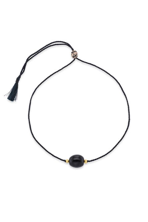 Black Onyx Chota Cord Necklace