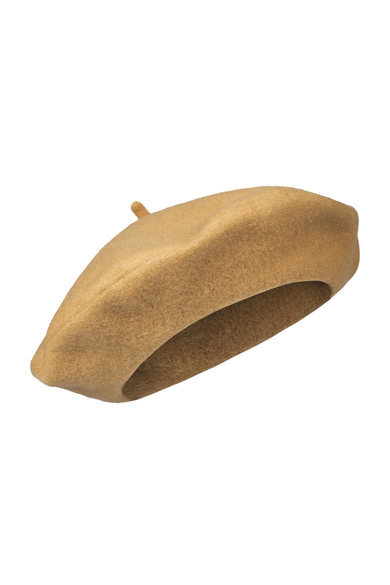 Classic Beret, Main, color, Camel Heather