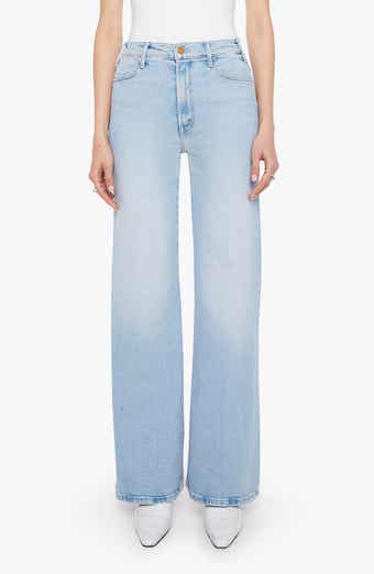 MOTHER The Hustler Roller Sneak High Waist Wide Leg Jeans