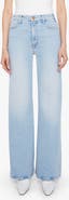 MOTHER The Hustler Roller Sneak High Waist Wide Leg Jeans