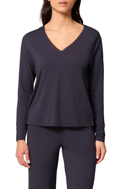 Aurore V-Neck Pajama Top