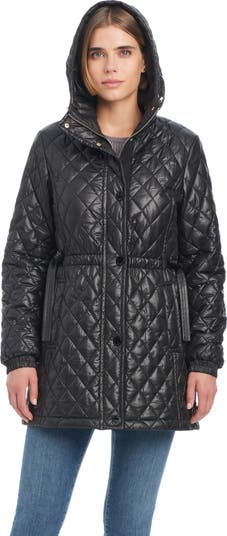 Kate spade quilted parka best sale