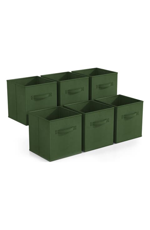 6-Pack Collapsible Storage Cubes