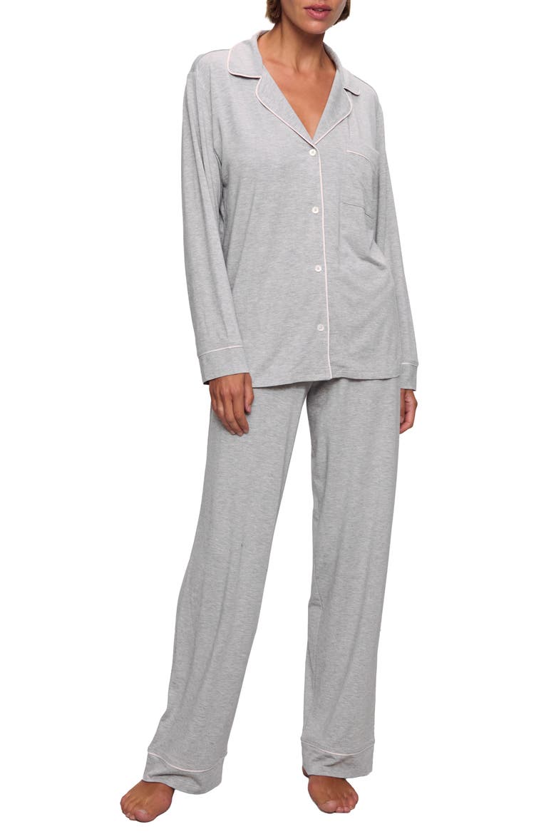 Gisele Long Pajamas, Main, color, HEATHER GREY SORBET
