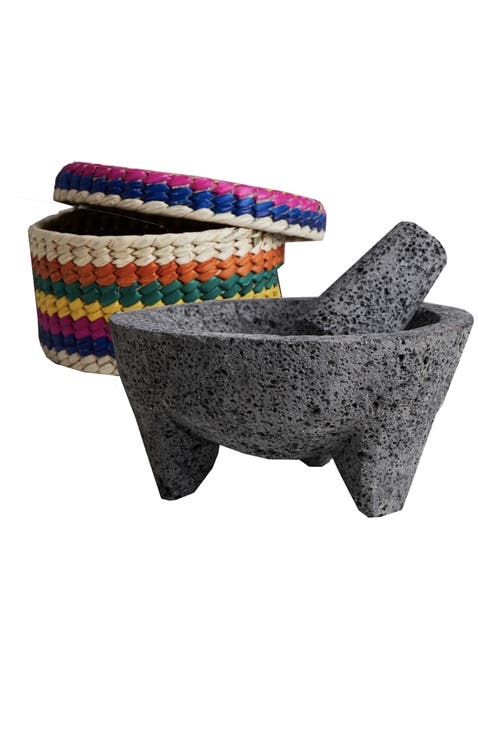 Molcajete in Basket