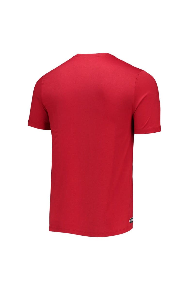 New Era Men's New Era Red Tampa Bay Buccaneers Combine Authentic Big Stage T-Shirt, Alternate, color, Red