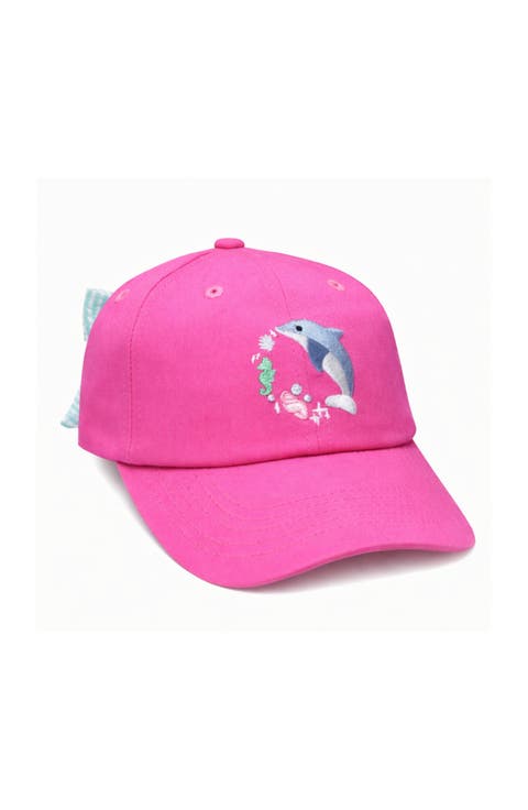 Dolphin Daydream Bow Baseball Hat (Baby)