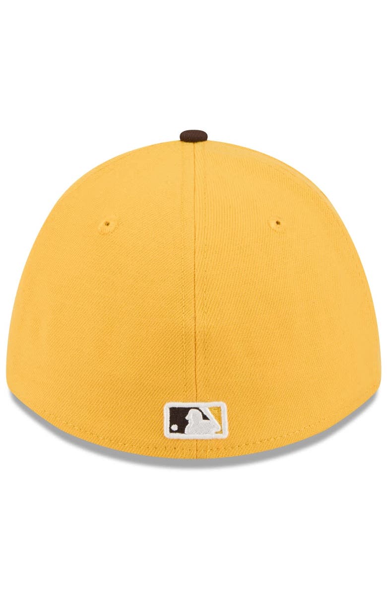 New Era Men's New Era  Gold/Brown San Diego Padres 2026 Spring Training M-Crown 39THIRTY Flex Hat, Alternate, color, Gold