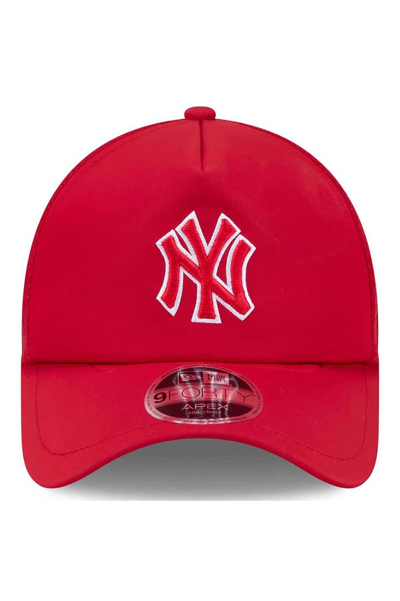 Men's New Era Red New York Yankees 2026 Batting Practice Alternate Apex 9FORTY Adjustable Hat, Alternate, color, Red