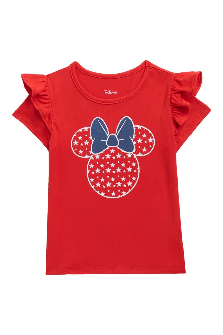Kids' Disney® Minnie Mouse Graphic T-Shirt, Main, color, RED